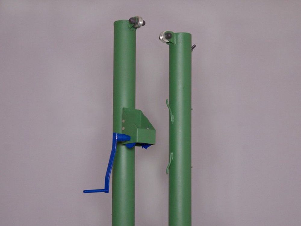 Стойки для большого тенниса, массовые со стаканами и крышками  Pioner A14795