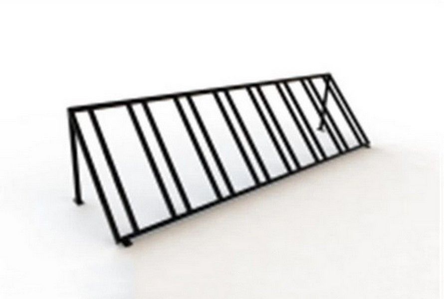 Велопарковка на 8 мест диагональная разборная Pioner A10140