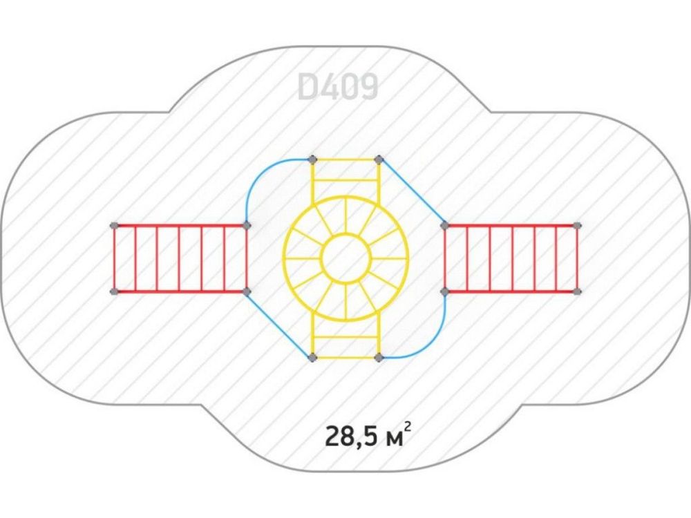 Уличный спортивный комплекс Лабиринт  Pioner A10988