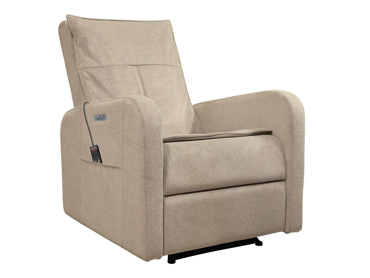 Кресло-реклайнер электрический с массажем FUJIMO E-COMFORT CHAIR Ваниль