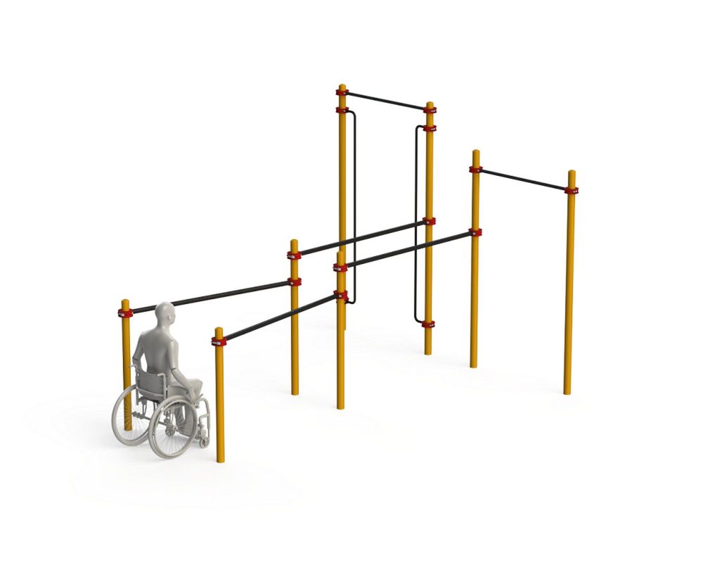 Спортивный комплекс для инвалидов-колясочников   Pioner A11841