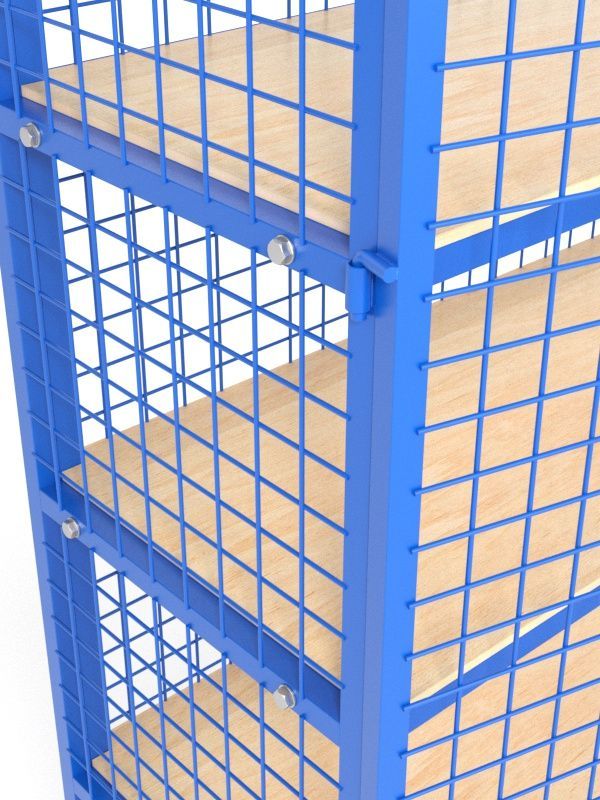 Стеллаж для спортивного инвентаря закрытого типа разборный  Pioner A13604