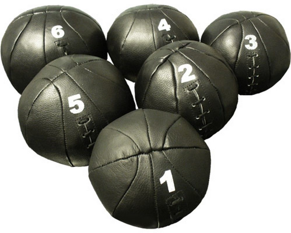 Медицинбол 7 кг, натуральная кожа Pioner A17986