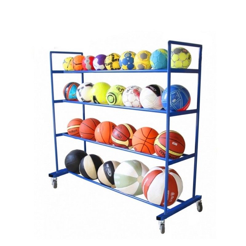 Тележка для мячей на колесиках (разборная)  Pioner A12702