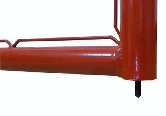 Ворота хоккейные игровые (задник круглый) 183х122 см (пара)  Pioner A12548