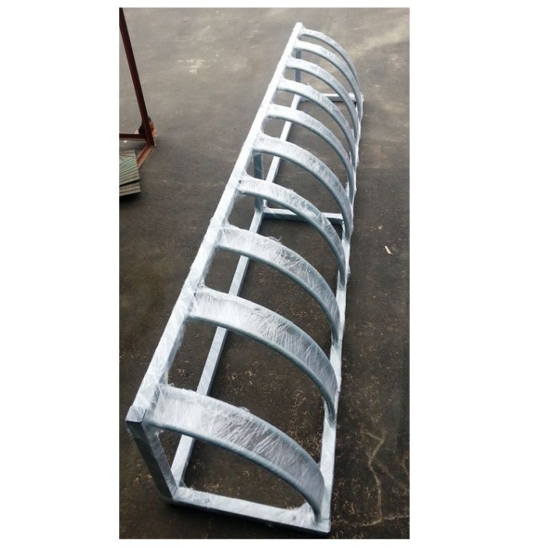 Велопарковка на 10 мест Оптима выгнутая  Pioner A10099