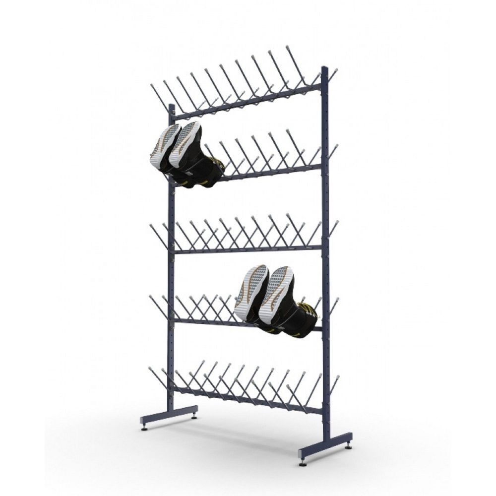 Стеллаж Эконом для ботинок, двухсторонний 205х125х62,5см  SBED-50