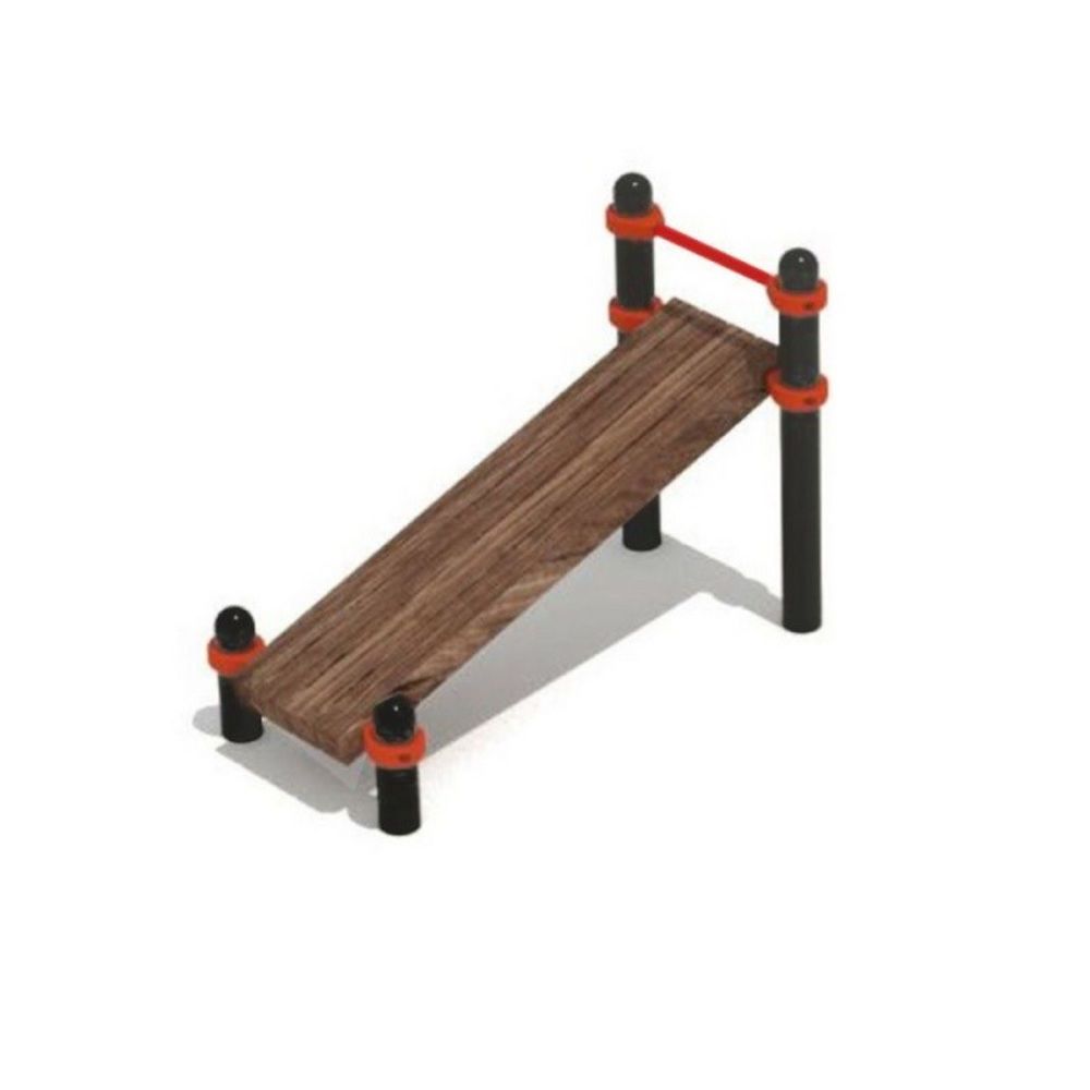 Скамья для пресса наклонная  круглый профиль   Pioner A15945