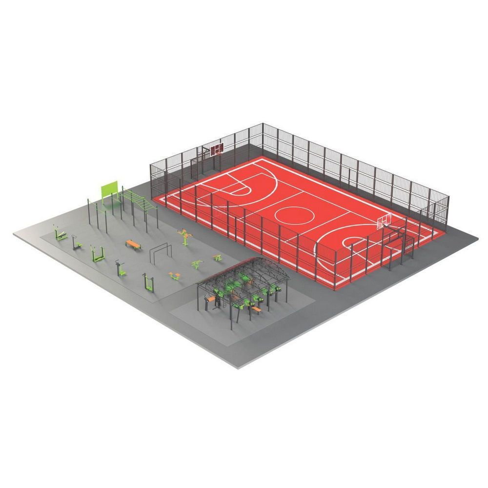 Спортивная площадка 900 кв.м  Pioner A17524