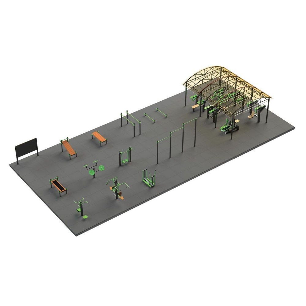 Спортивная площадка 220 кв.м  Pioner A17445