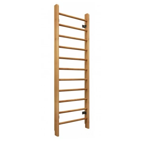 Стенка гимнастическая 2200х800 мм, круглые перекладины, БУК/сосна