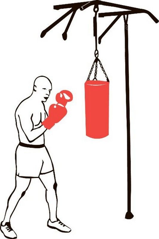 Турник 3 в 1 складной Workout, черный