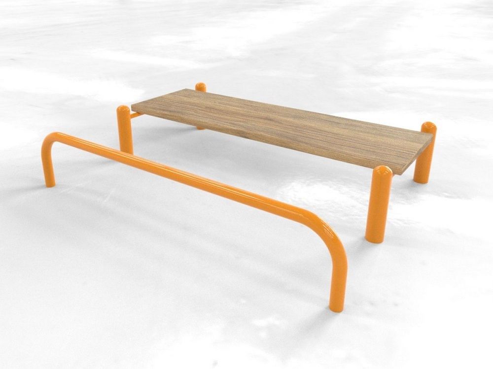 Лавочка Воркаут для пресса с упором для ног Pioner A17372