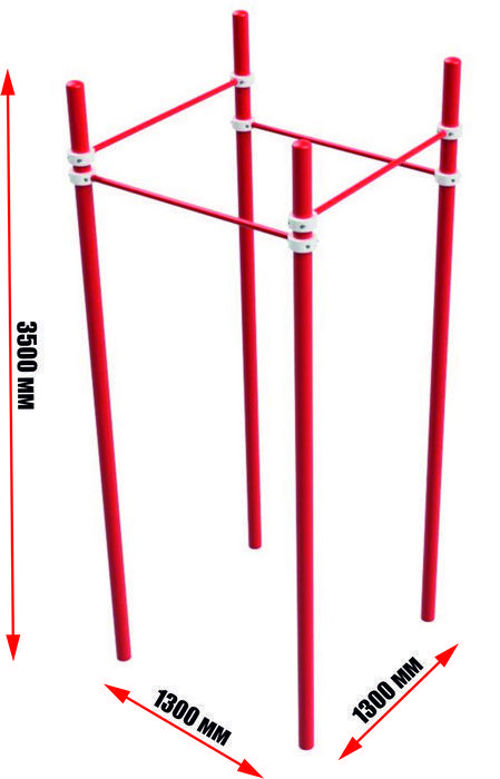 Турник квадратный  Pioner A16398