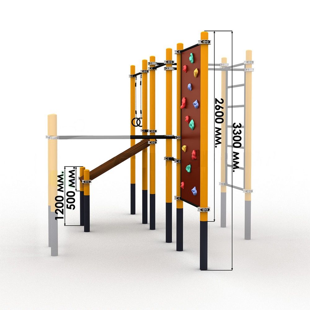 Комплекс для занятий Воркаут Pioner A16622