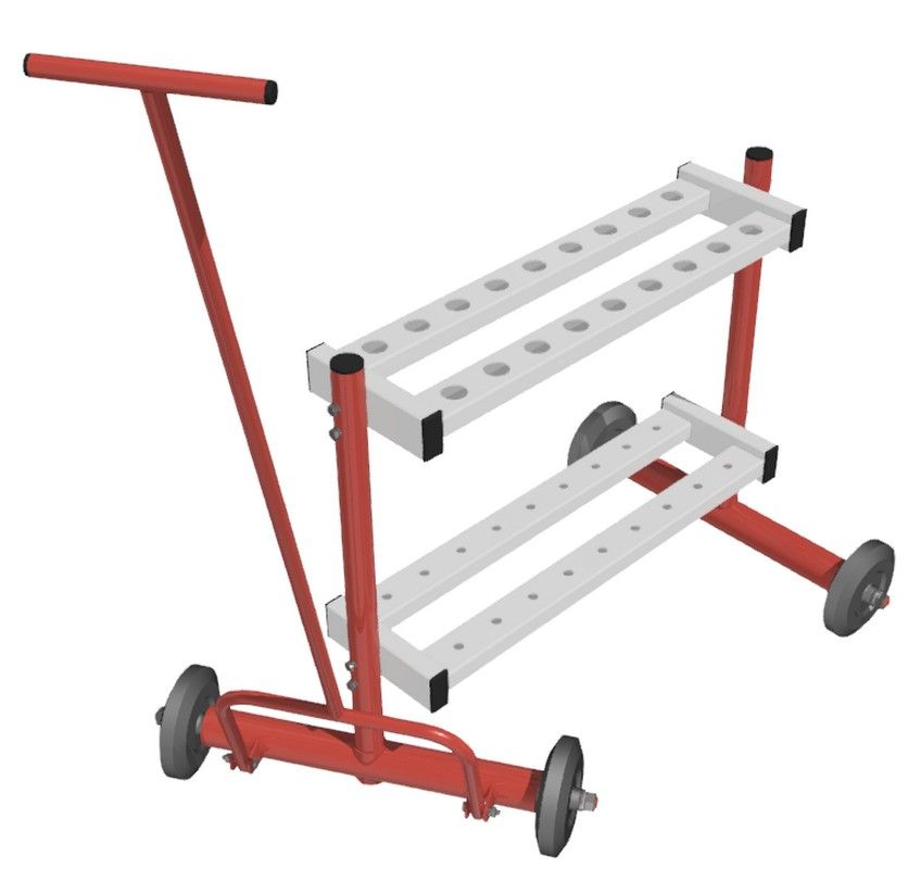 Подставка для копий легкоатлетических передвижная  Pioner A15091