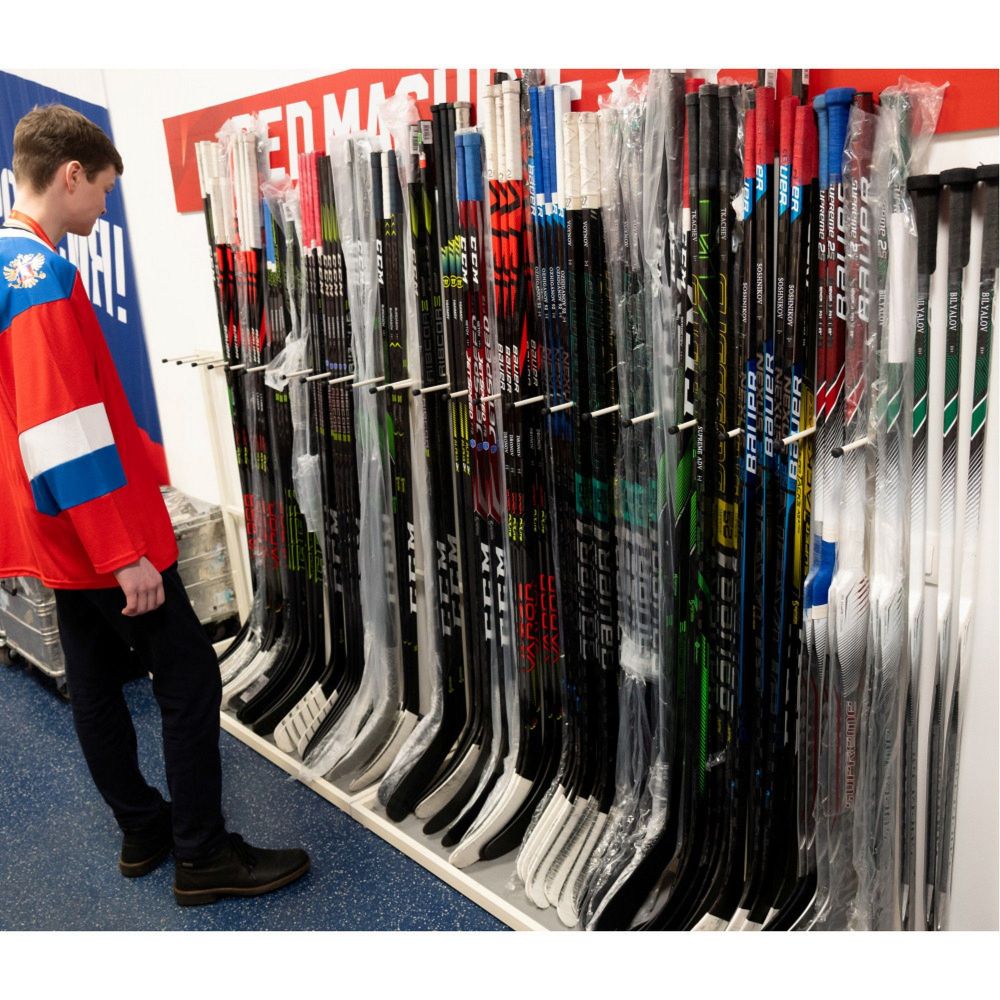 Стойка Эконом для клюшек, односторонняя 110х124,5х40см  KLE-40