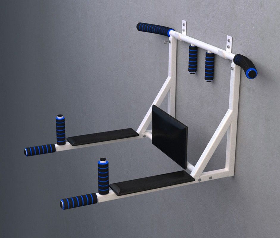 Турник-брусья-пресс, серый Pioner A17162