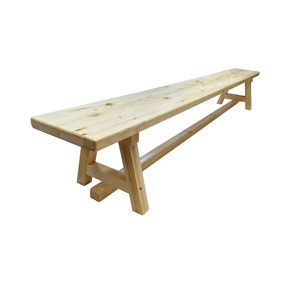 Скамейка гимнастическая 2500х230х300 мм. СТАНДАРТ, на деревянных ножках