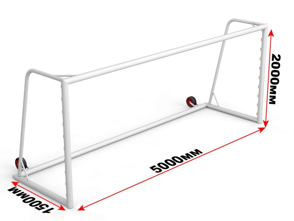 Ворота футбольные с противовесом 2х5м  шт Pioner A13841