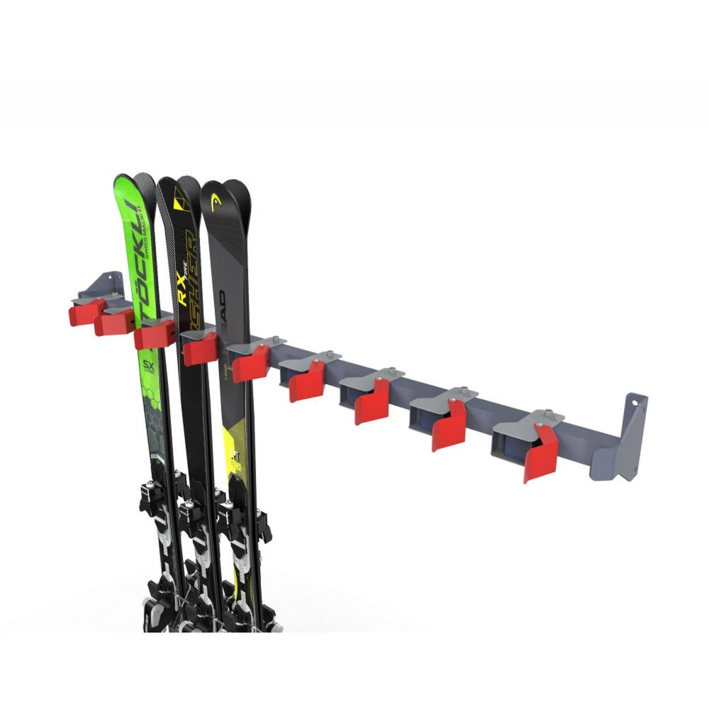 Вешалка ClipS для горных лыж, пристенная 13х67х22,5см  ClipS-04