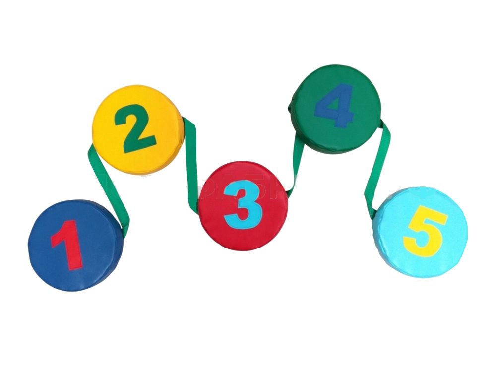 Змейка-шагайка 5 таблеток d30см, с цифрами  Pioner A11514