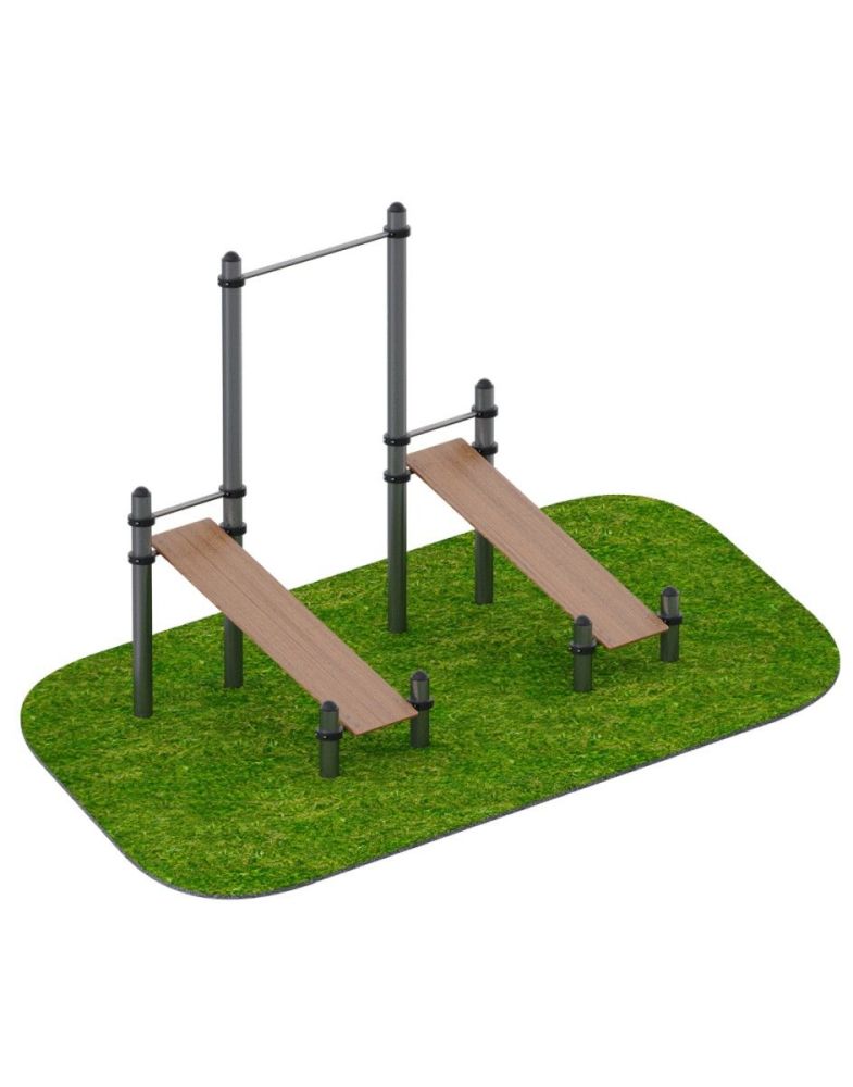 Скамья для пресса с турником   Pioner A15681