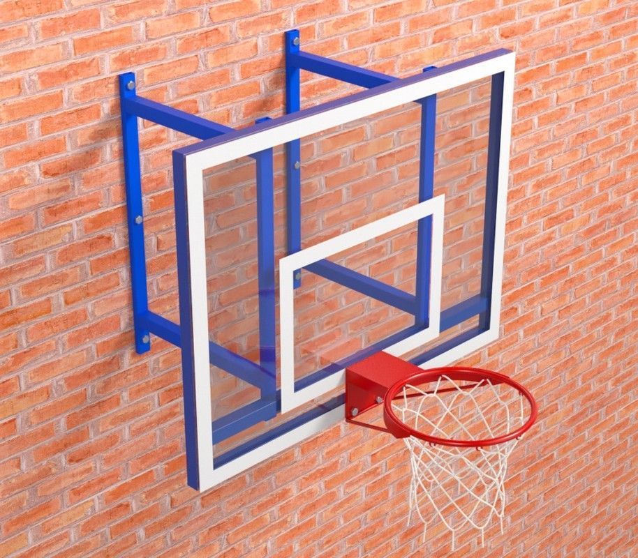 Ферма с выносом 500 мм с тренировочным щитом из оргстекла и усиленным кольцом  Pioner A13321