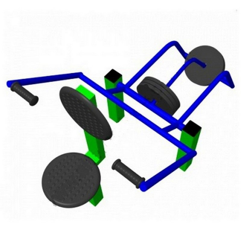 Уличный тренажер взрослый Жим вниз с изменяемой нагрузкой Pioner A17014