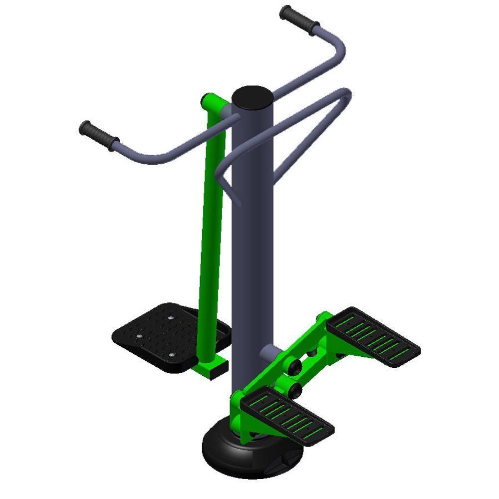 Уличный тренажер взрослый Степ+Маятник для двоих Pioner A16982