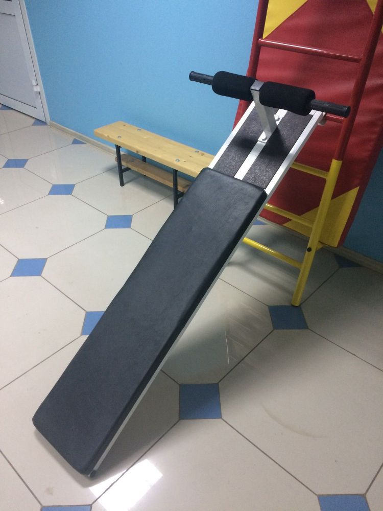 Доска для пресса навесная на шведскую стенку с 2-мя валиками, 1,5 м  Pioner A12313