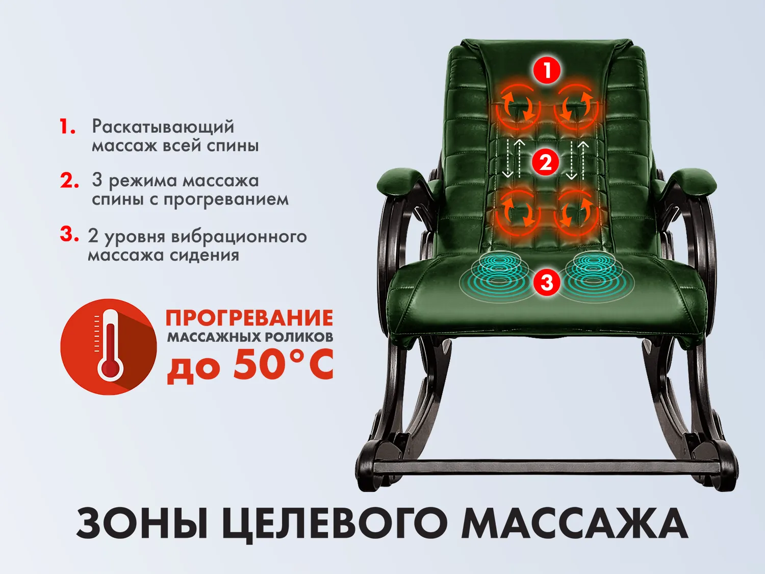 Массажное кресло-качалка EGO WAVE на заказ