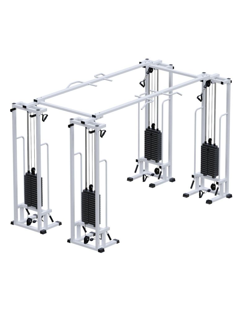 Двойной кроссовер на базе реабилитационного тренажера  (стек 4х75кг)  Pioner A11938