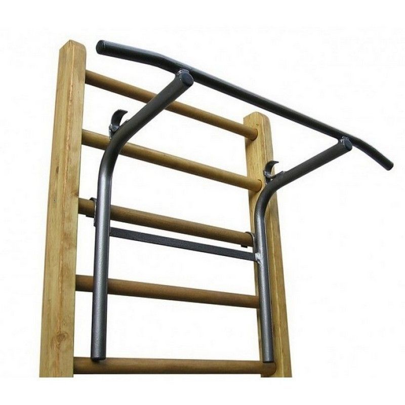 Турник-брусья навесной металлический на шведскую стенку  Pioner A12018