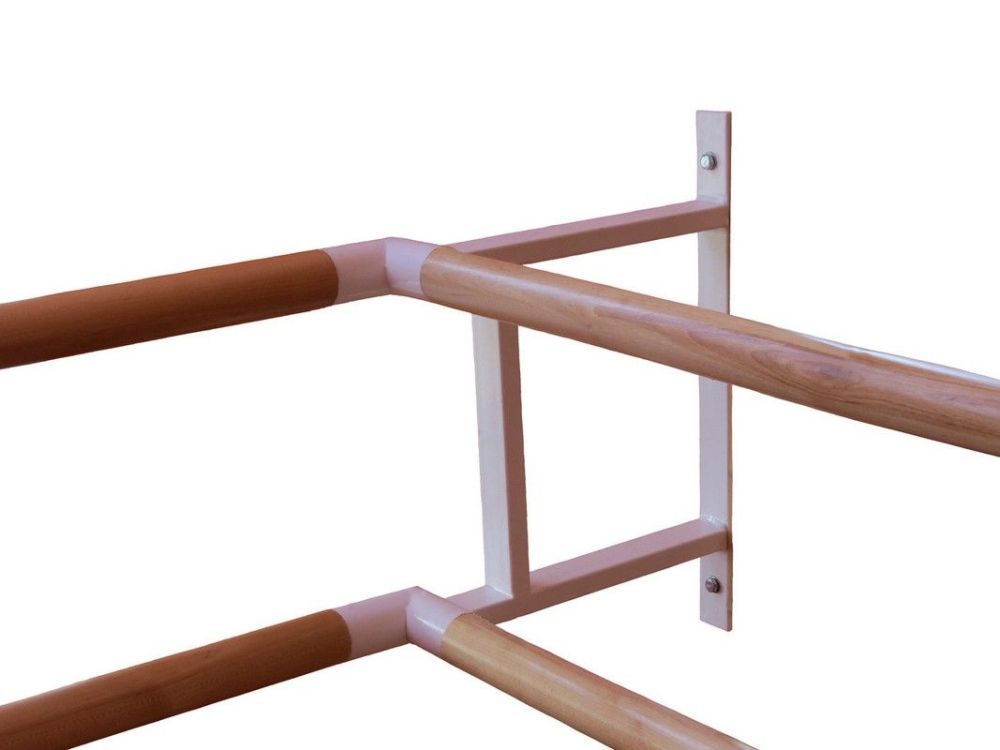 Кронштейн угловой пристенный двухрядного балетного станка   Pioner A14152