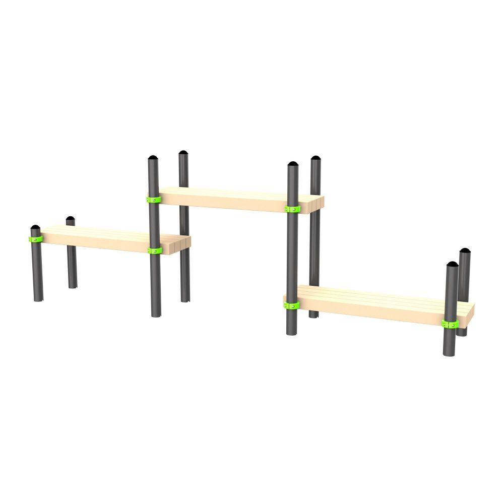 Воркаут Скамейка трехуровневая  Pioner A17436