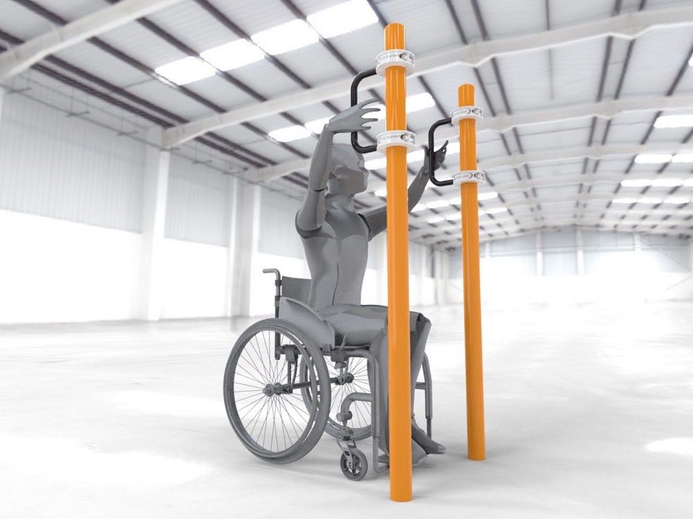 Брусья параворкаут для подтягивания на коляске   Pioner A11844