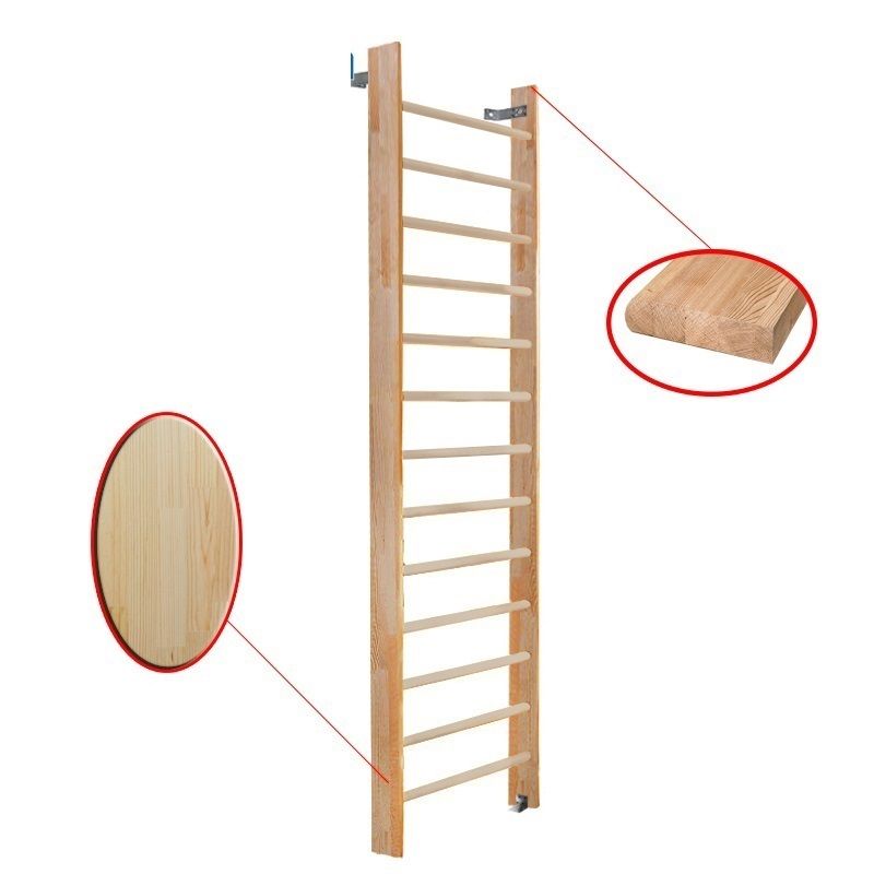 Стенка гимнастическая 280х80см щит.сосна  Pioner A15915