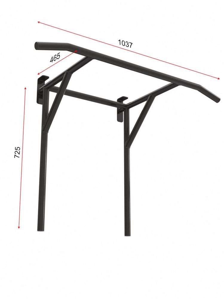 Турник-брусья на шведскую стенку  Pioner A12134