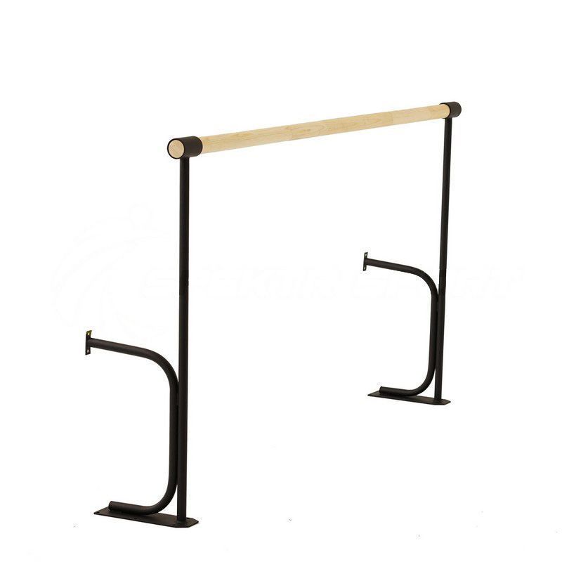 Хореографический станок однорядный стена-пол   Бук Pioner A14230