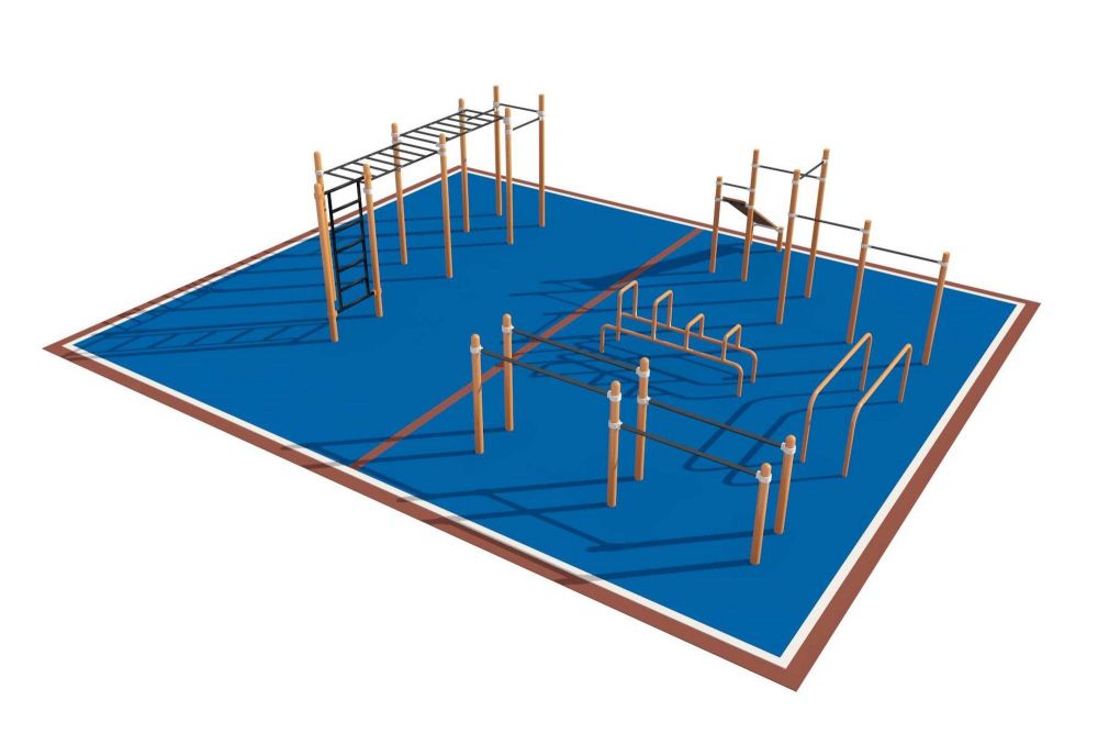Площадка уличная для воркаут  Pioner A16913