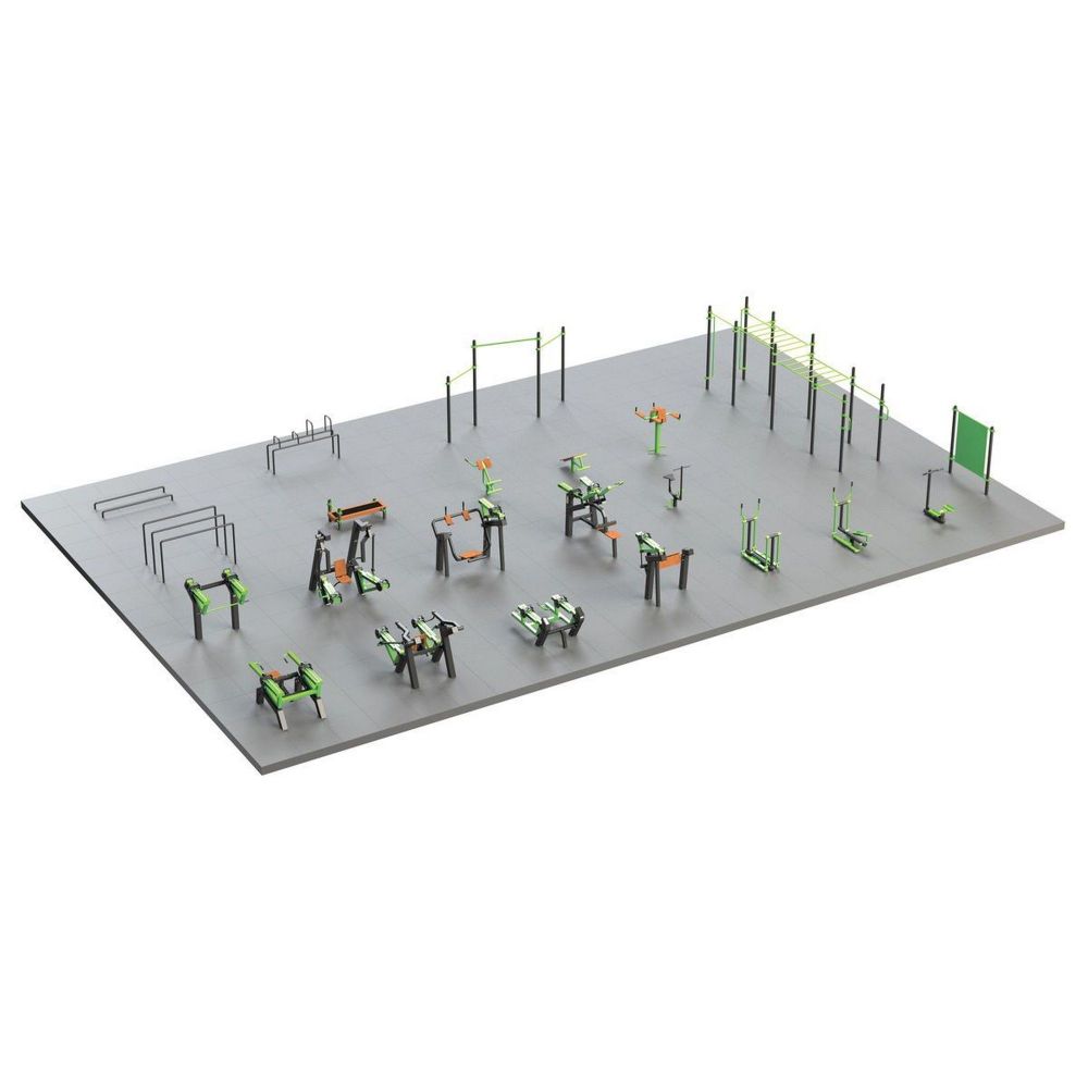 Спортивная площадка 345 кв.м Pioner A17529