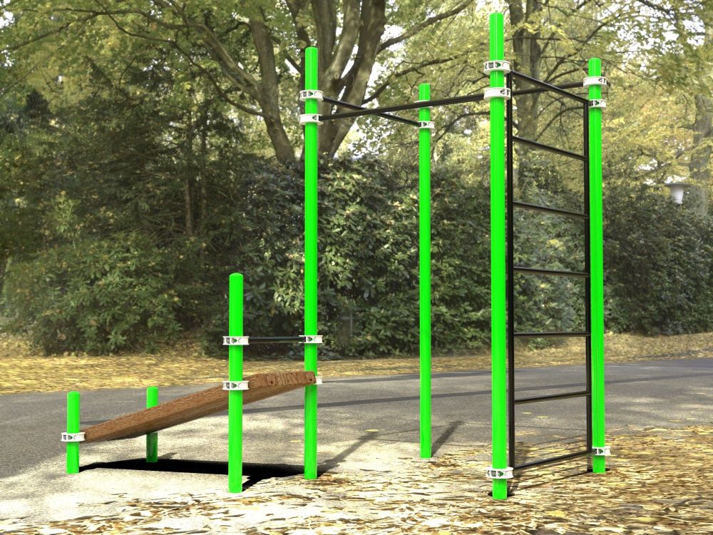 Комплекс для занятий Воркаут Pioner A16892