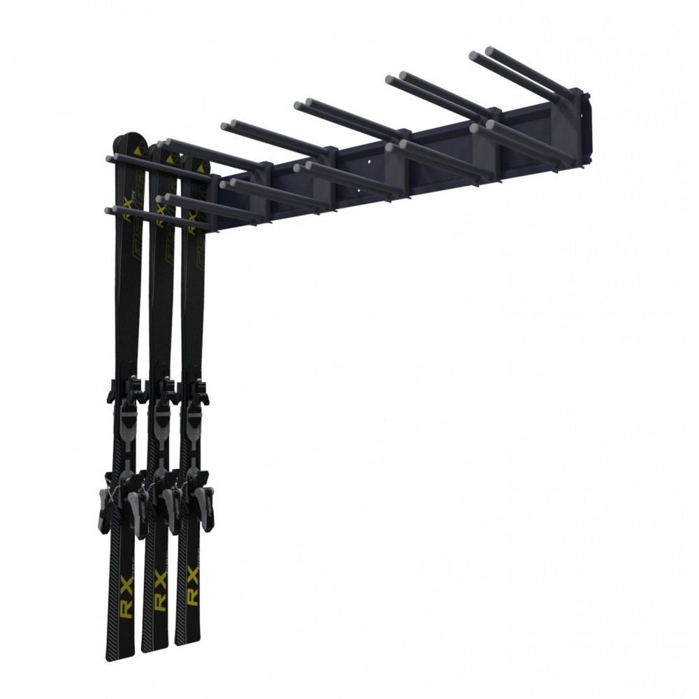 Вешалка Премиум-У для горных лыж, пристенная 25х207х45см  VGLPY-27