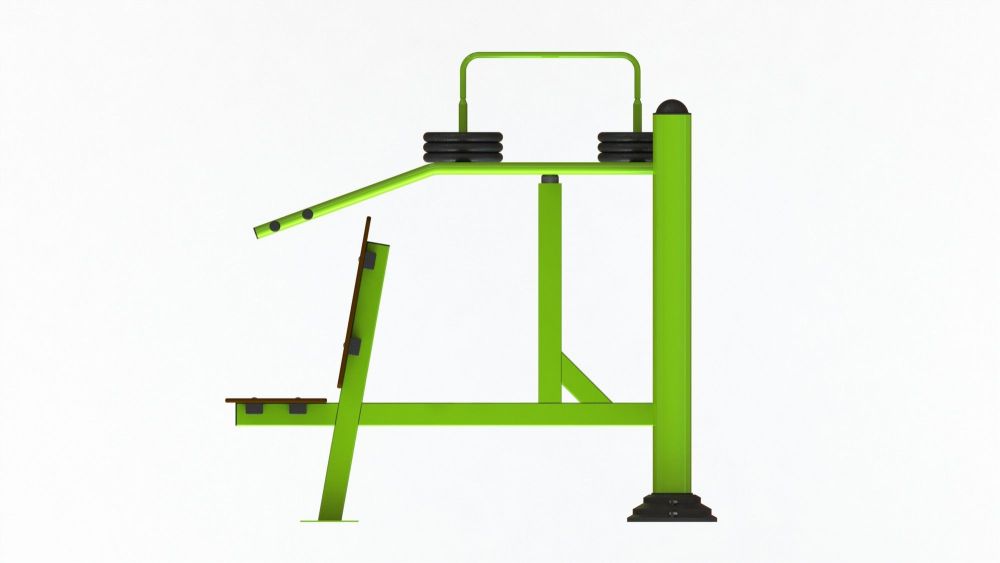 Уличный тренажер взрослый Жим вверх с изменяемой нагрузкой  Pioner A17342