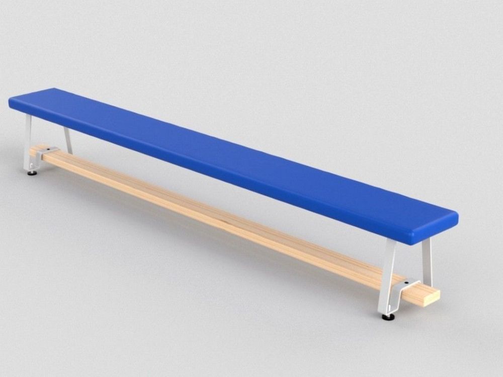 Скамья гимнастическая мягкая, ножки металлические  Длина 300см Pioner A13685