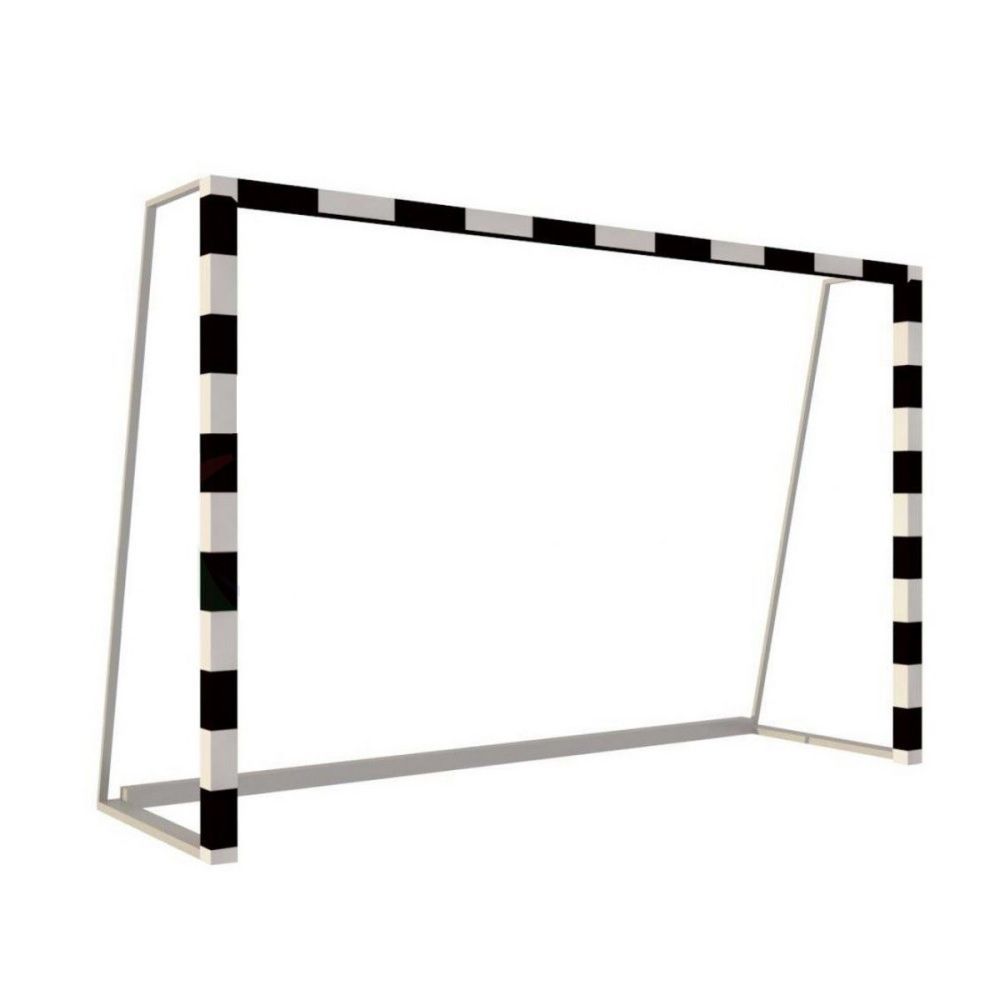 Ворота мини-футбольные без сетки 200х300х100см со встроенным утяжелителем 25 кг  Pioner A14427