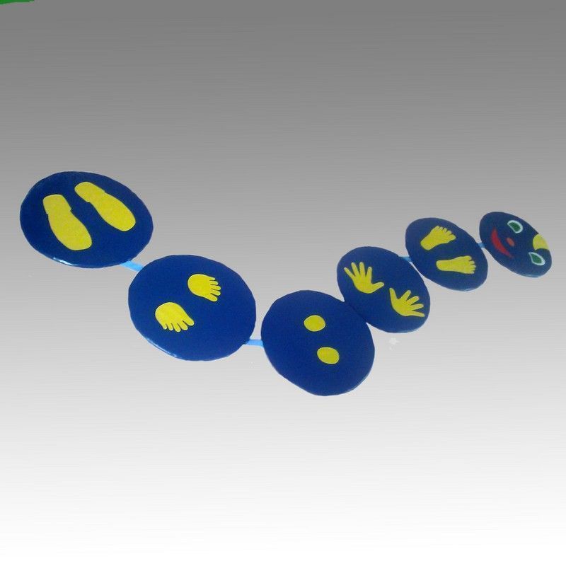 Змейка-шагайка 6 таблеток d35 см, с аликацией  Pioner A11202