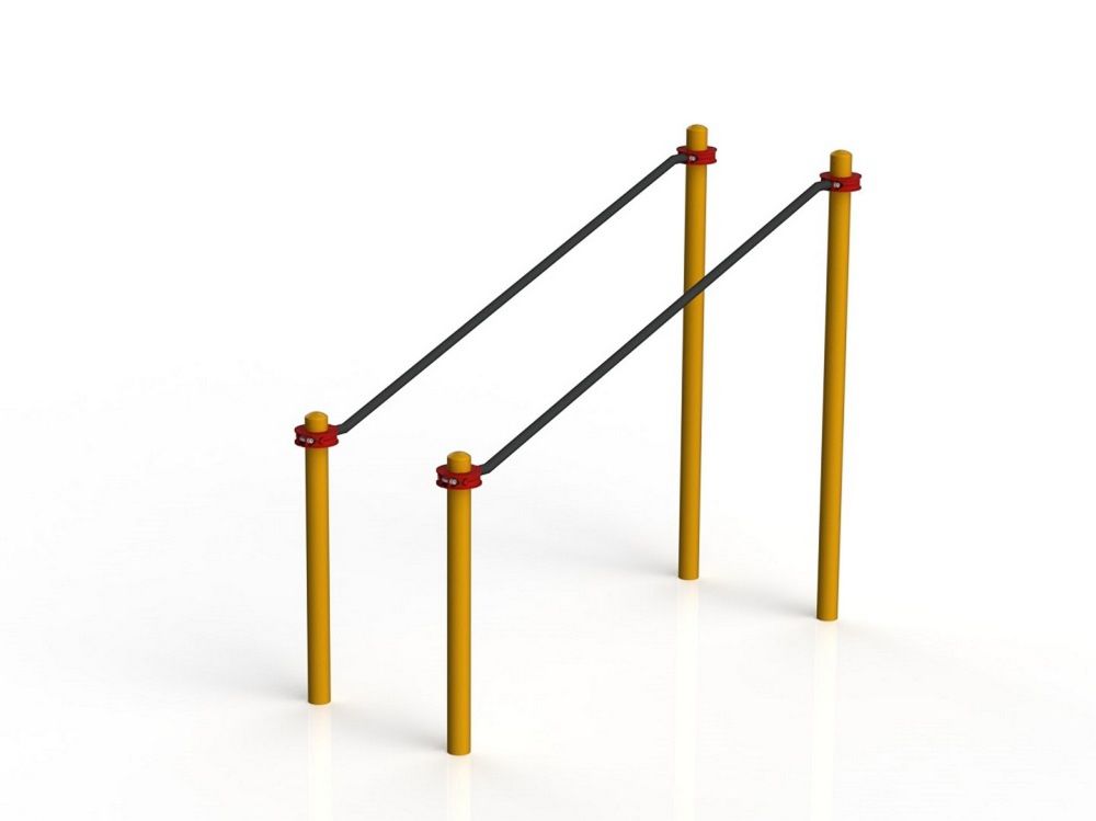 Брусья параворкаут параллельные в подъем Pioner A11790