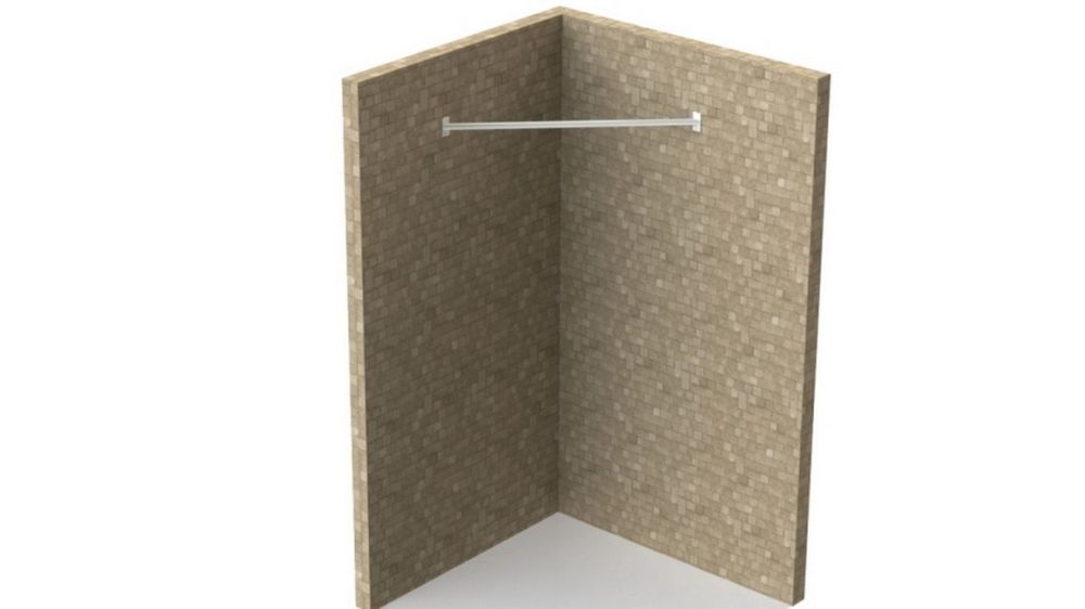 Турник настенный угловой 0,8 м.   Pioner A16489